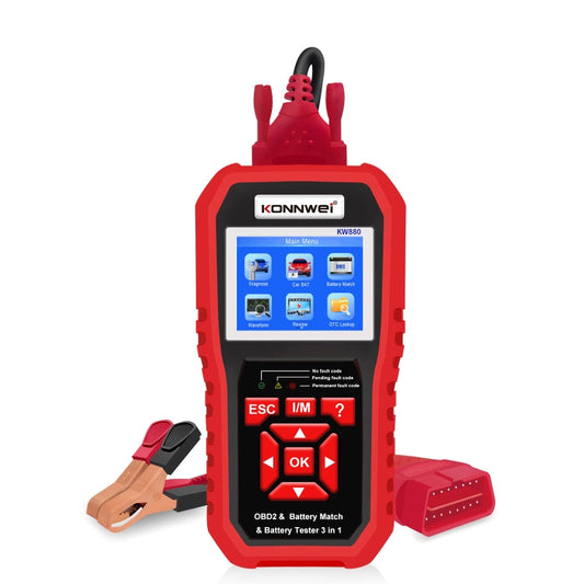 KONNWEI KW880 3 in 1 Car OBD2 Fault Diagnosis + Battery Tester + Battery Match Reset ÎҵÄÉ̵ê