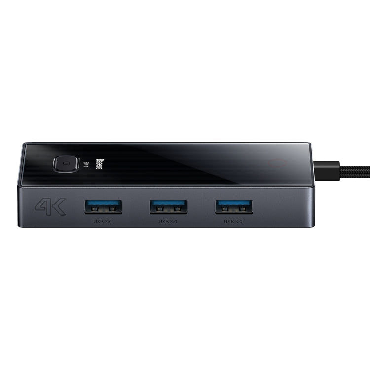 Baseus WKYY030213 6 in 1 USB-C / Type-C to USB3.0x3+HDMI+PD+RJ45 HUB Adapter My Store