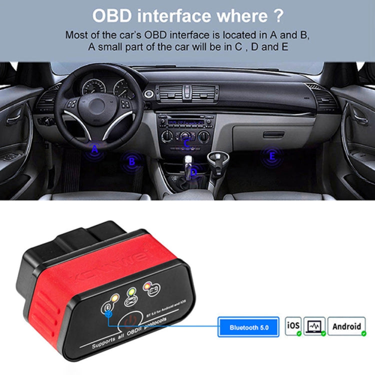 KONNWEI KW903 Bluetooth 5.0 OBD2 Car Fault Diagnostic Scan Tools Support IOS / Android ÎҵÄÉ̵ê