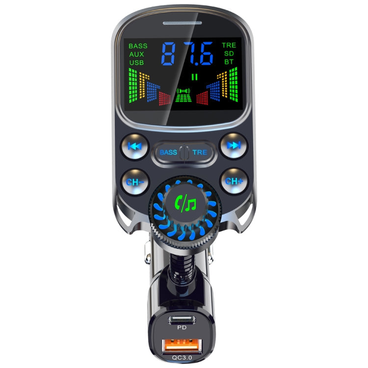 BC86 Colorful Screen Car Bluetooth 5.3 FM Transmitter MP3 Player ÎҵÄÉ̵ê