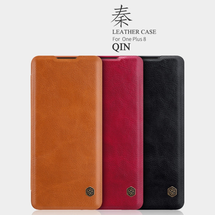 NILLKIN QIN Series Crazy Horse Texture Horizontal Flip Leather Case with Card Slot My Store