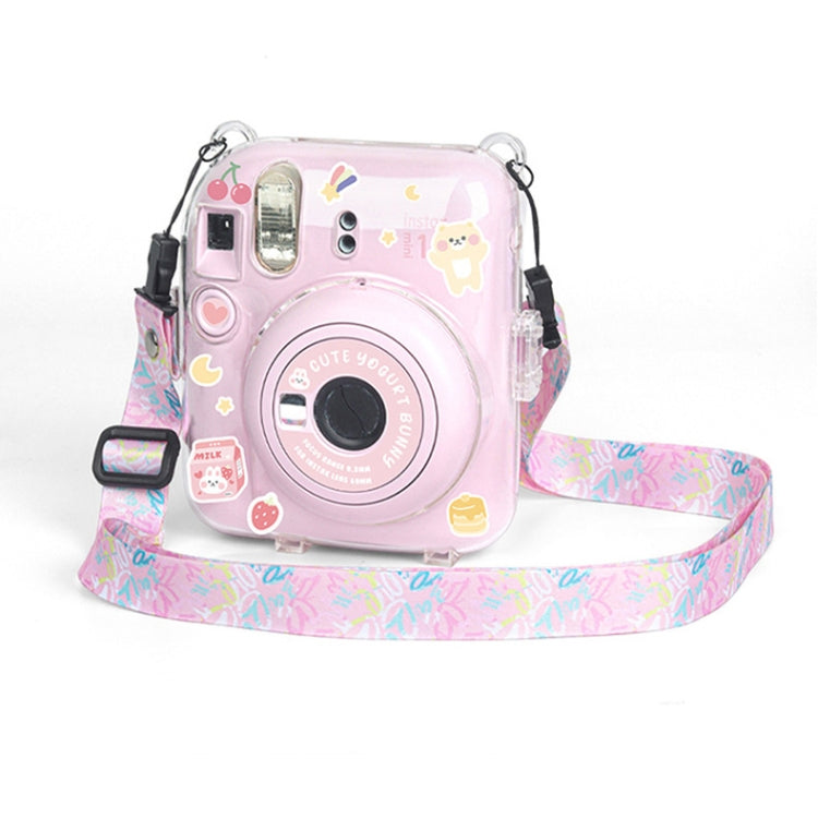 Crystal Hard Acrylic Camera Case with Shoulder Strap