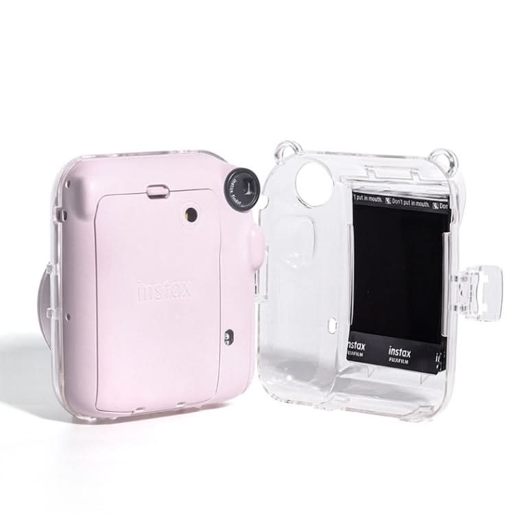 Crystal Hard Acrylic Camera Case with Shoulder Strap My Store