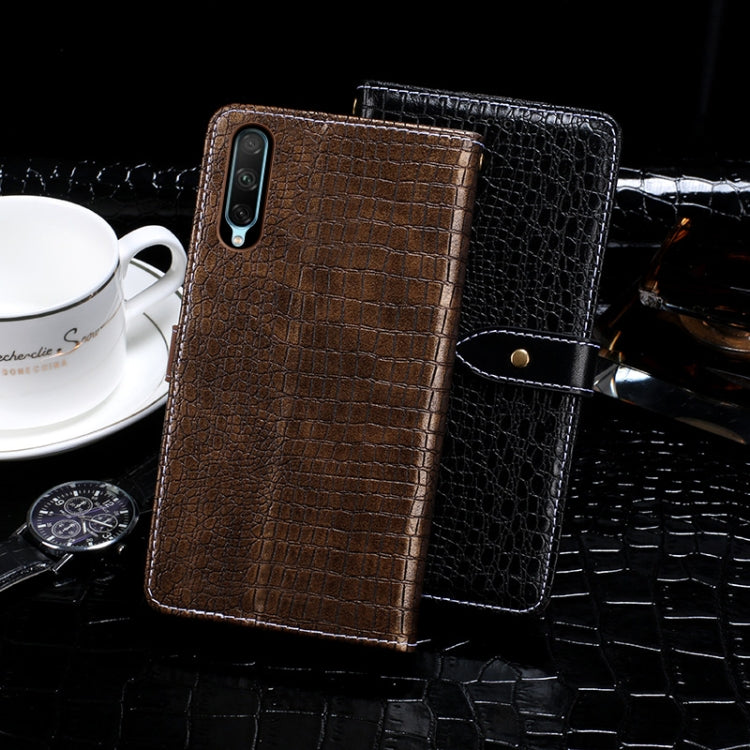 idewei Crocodile Texture Horizontal Flip Leather Case with Holder & Card Slots & Wallet