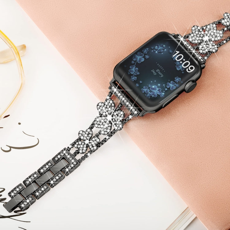 3-Leaf Clover Diamond Watch Band