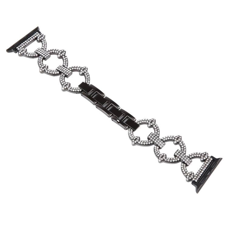 Metal Chain Diamond Watch Band