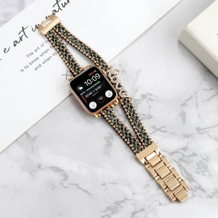 LOVE Leather Chain Watch Band