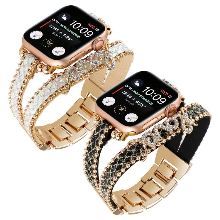 LOVE Leather Chain Watch Band