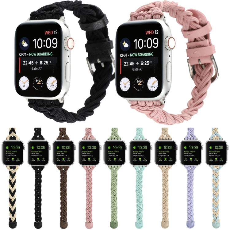 Single Elastic Nylon Braid Watch Band