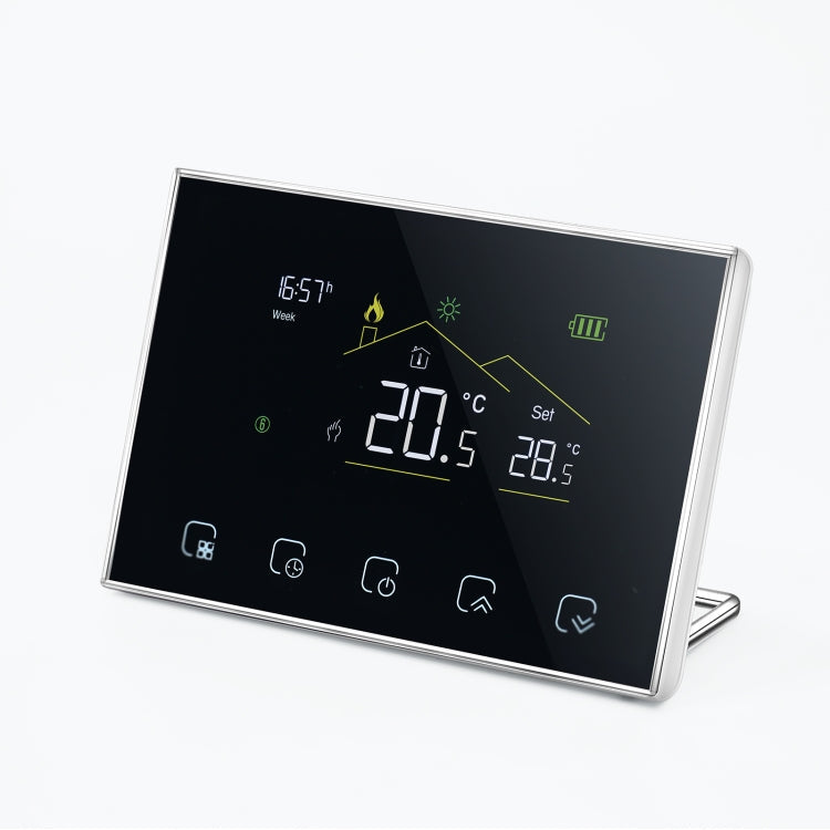 BHT-8000RF-VA- GBC Wireless Smart LED Screen Thermostat Without WiFi, Specification:Electric / Boiler Heating