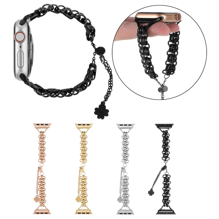 Dual-row Chain Metal Watch Band