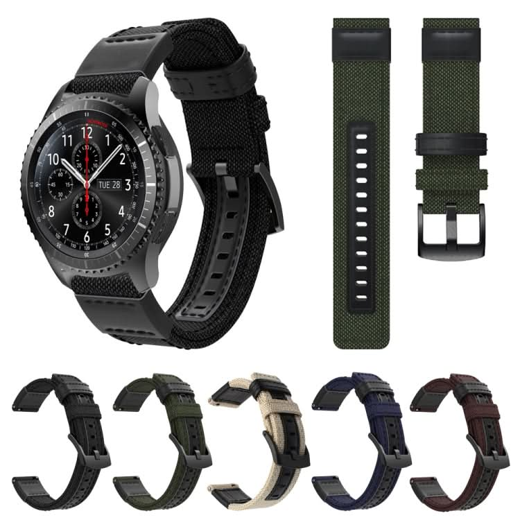 Universal Nylon Leather Watch Band