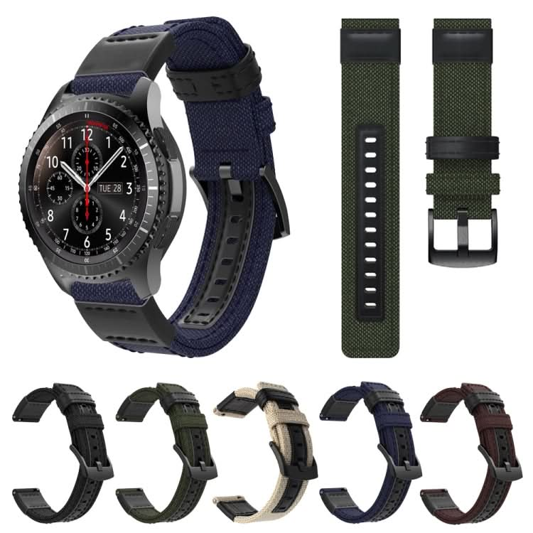 Universal Nylon Leather Watch Band