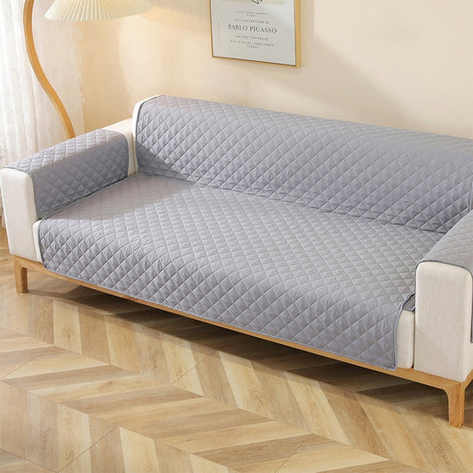 Double-sided Waterproof Pet Cushion Diamond Pattern Sofa Cover