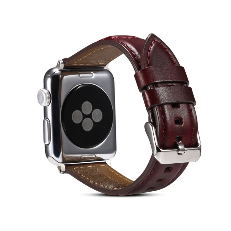 Oil Wax Genuine Leather Watch Band