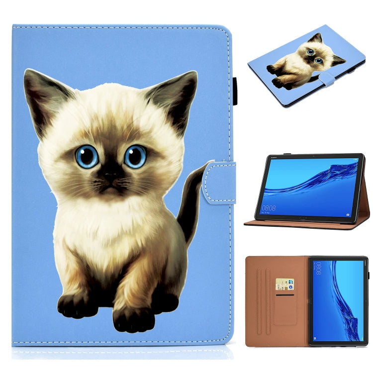 Pure Color Painting Horizontal Flip Leather Case with Card Slots & Holder & Lanyard & Sleep / Wake-up Function My Store