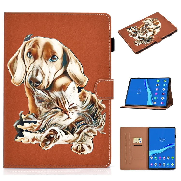 Pure Color Painting Horizontal Flip Leather Case with Card Slots & Holder & Lanyard & Sleep / Wake-up Function My Store