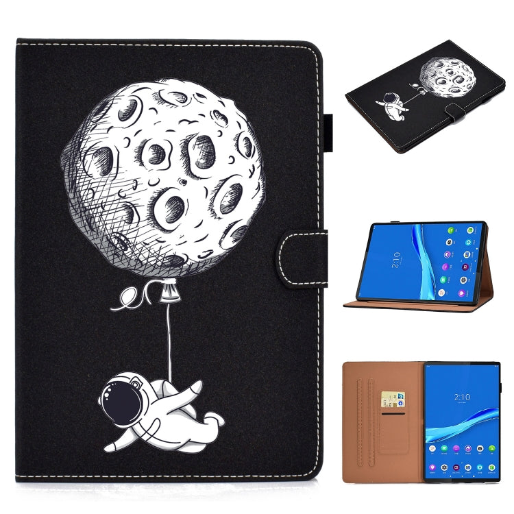 Pure Color Painting Horizontal Flip Leather Case with Card Slots & Holder & Lanyard & Sleep / Wake-up Function