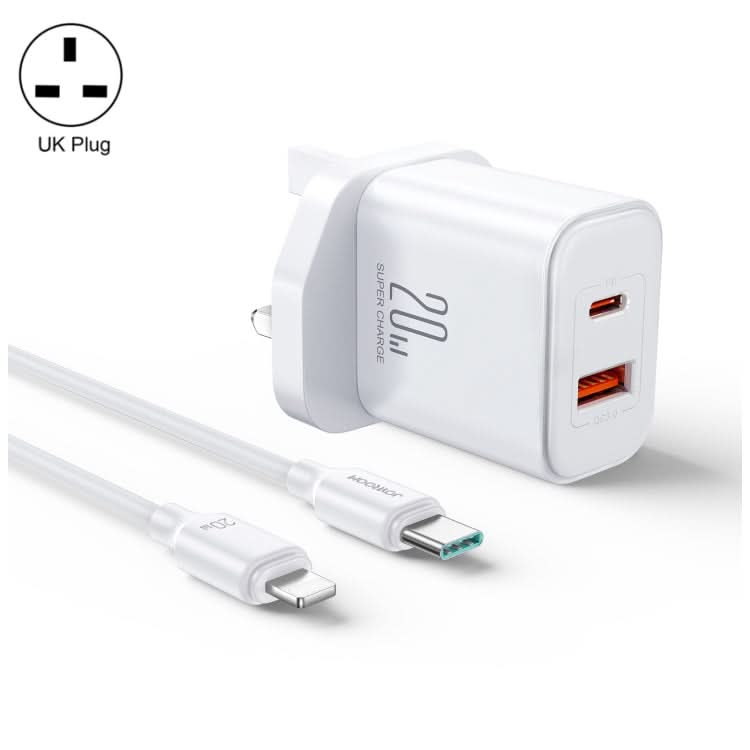 J0YROOM TCF05 20W USB+USB-C/Type-C Dual Interface Fast Charger Set