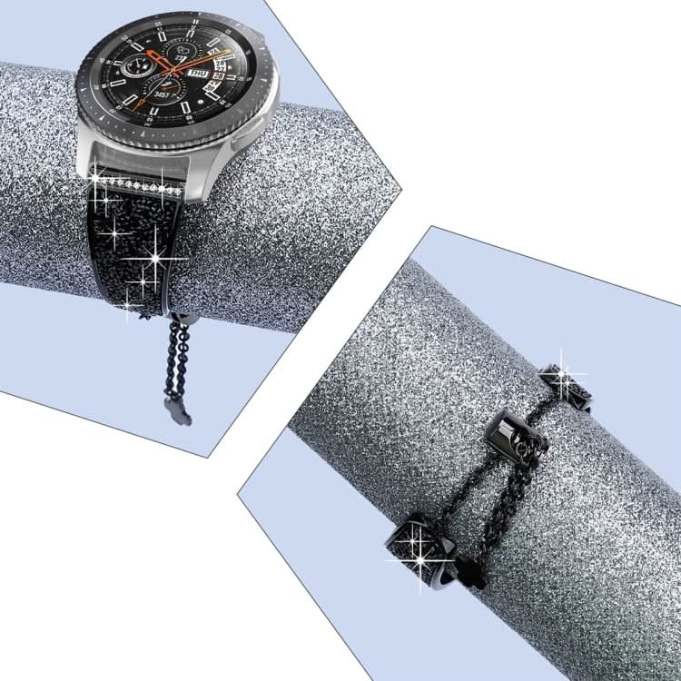 20mm Diamond Chain Mental Watch Band