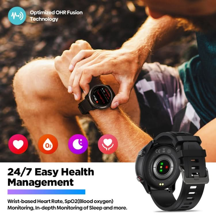 Zeblaze Stratos 2 Lite 1.32 inch IPS Screen 5 ATM Waterproof GPS Smart Watch, Support Heart Rate Monitoring / Sports Mode