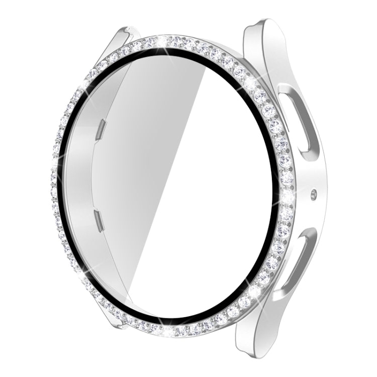 Single Row Diamond PC + Tempered Glass Watch Case