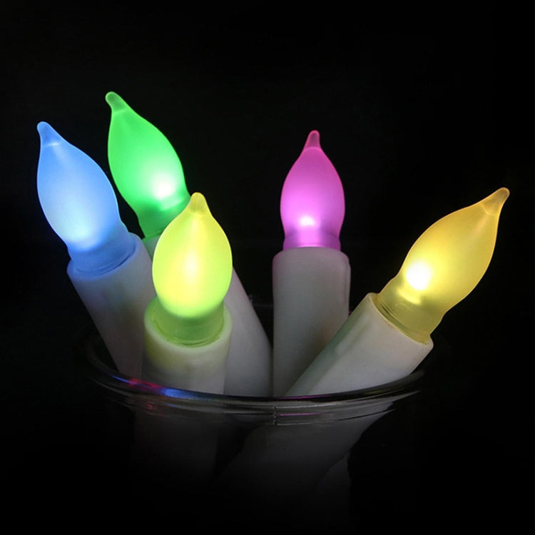 LED Electronic Candle Lights Flameless Long Rod Christmas Candle, Spec:Flashing Yellow Light My Store