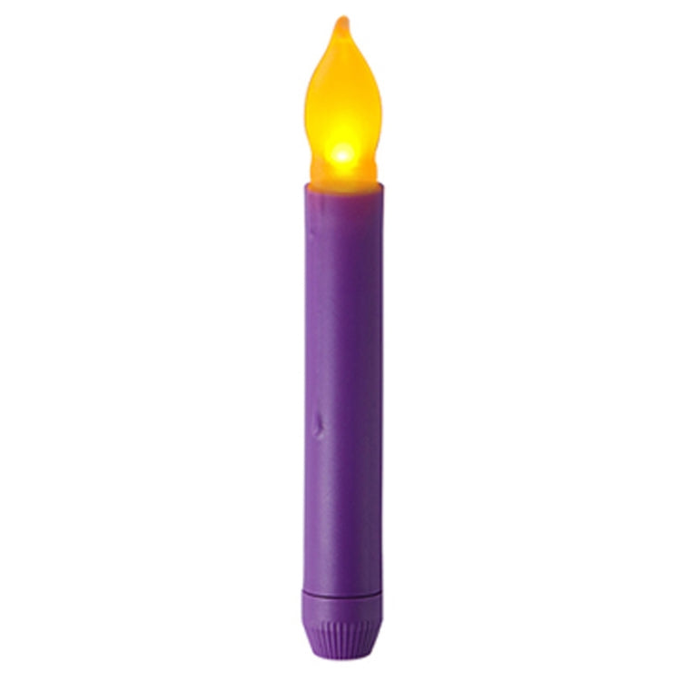 LED Electronic Candle Lights Flameless Long Rod Christmas Candle, Spec:Flashing Yellow Light