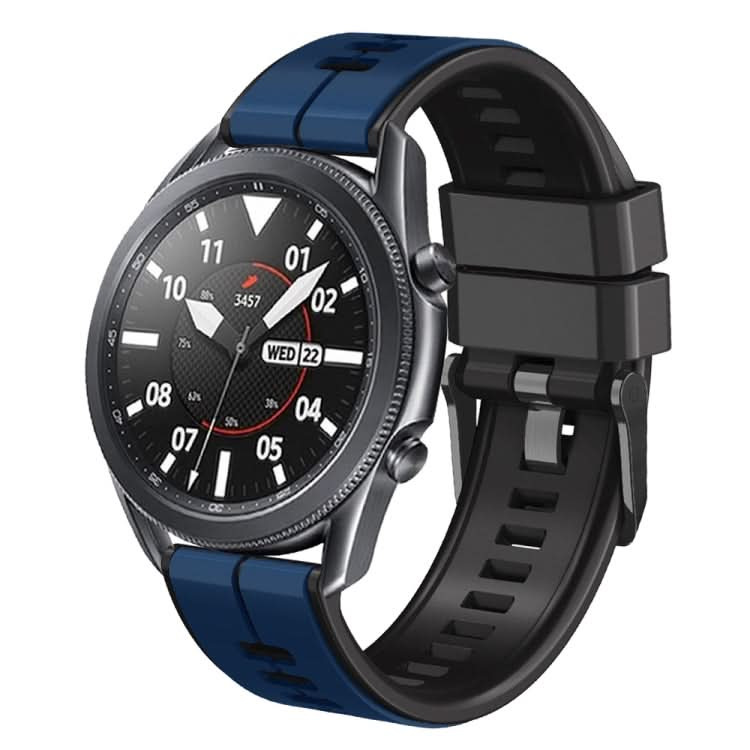 Universal Vertical Line Two-Color Silicone Watch Band