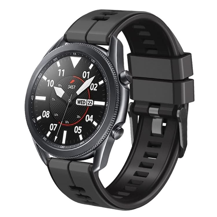 Universal Vertical Line Two-Color Silicone Watch Band