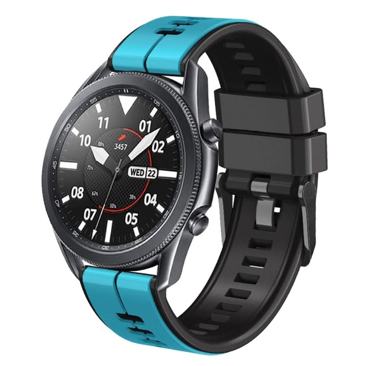 Universal Vertical Line Two-Color Silicone Watch Band