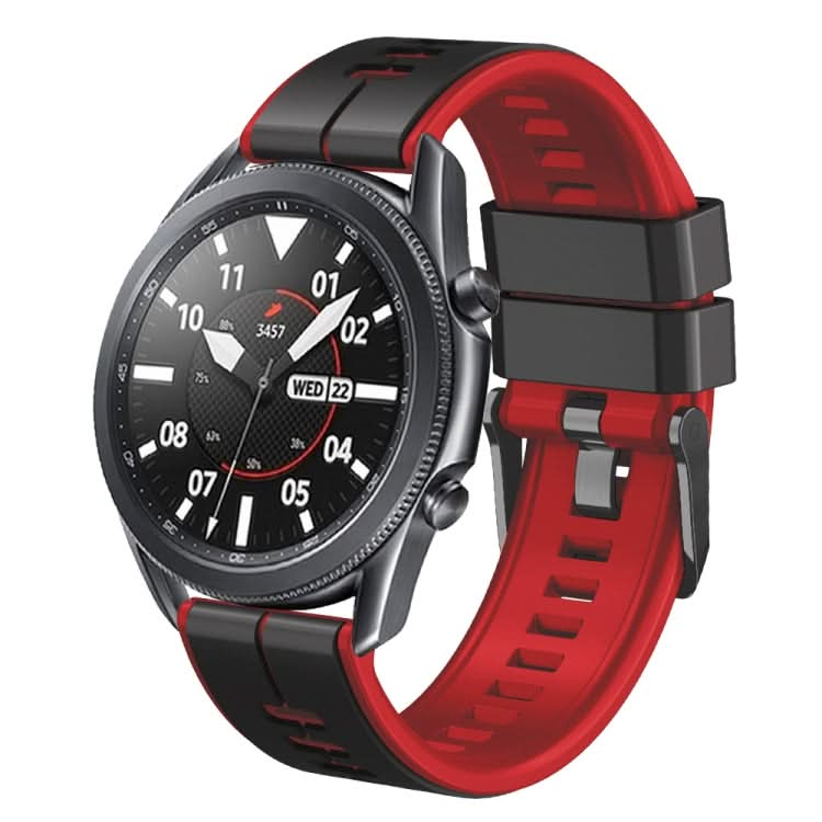 Universal Vertical Line Two-Color Silicone Watch Band