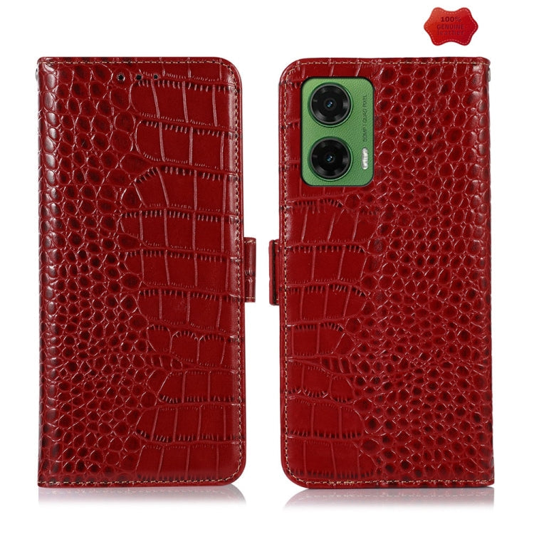 Crocodile Top Layer Cowhide Leather Phone Case, Series 1 My Store