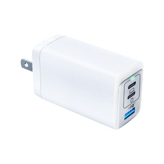 65W Dual PD USB-C / Type-C + USB 3-Port Gan Fast Charging Charger