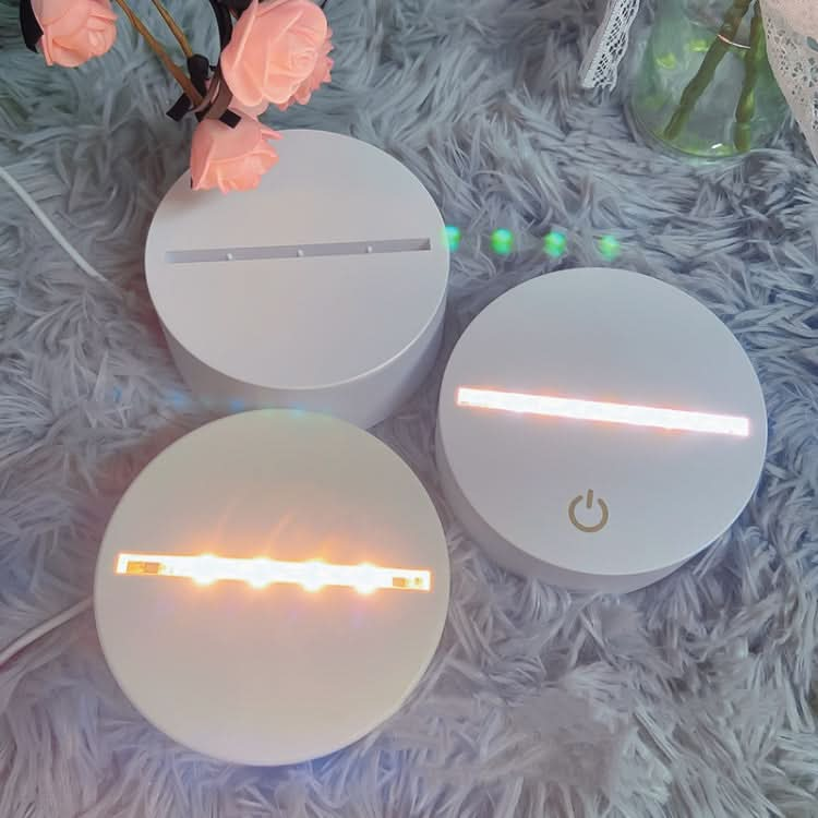 LED Colorful 3D Night Light Bluetooth Speaker Base