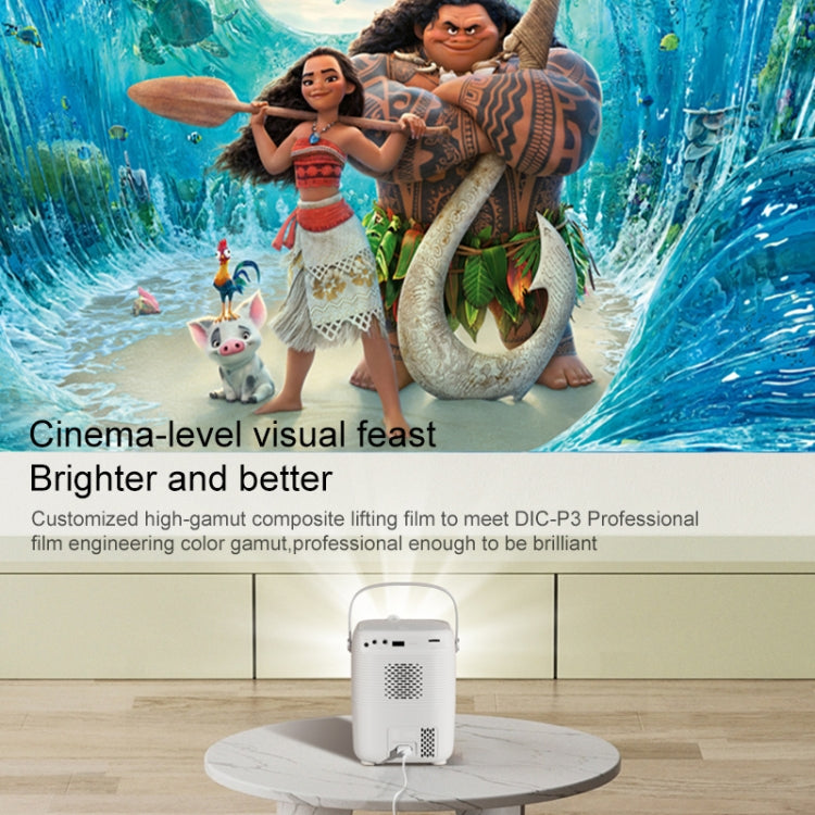 A007 Portable 1280 x 720 HD 113 ANSI Smart LED Projector