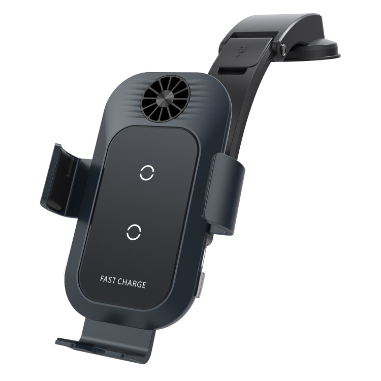 C35 Fan Cooling Dual Coil Car Phone Holder Wireless Charger ÎҵÄÉ̵ê