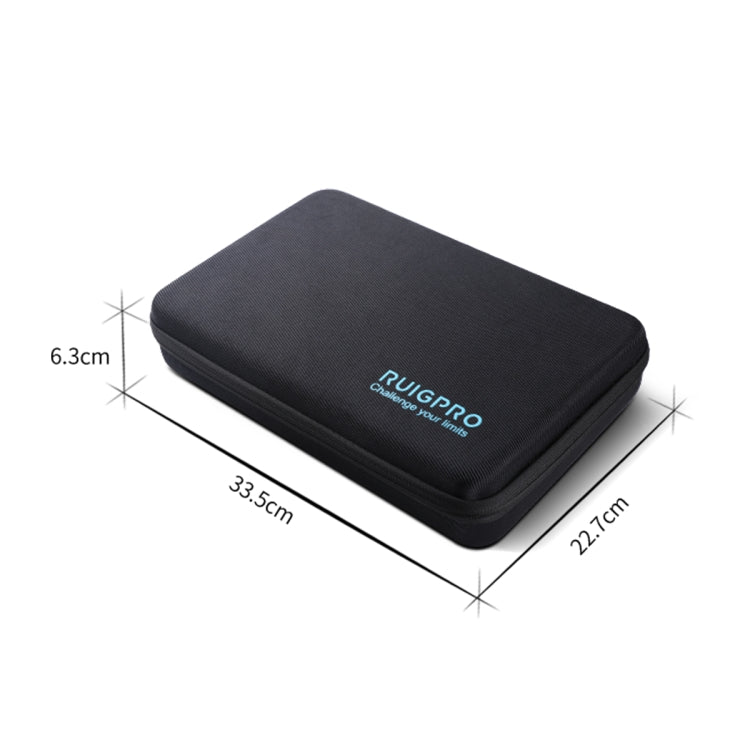 RUIGPRO Shockproof Waterproof Portable Case Box Size : 33.5cm x 24.7cm x 6.3cm My Store