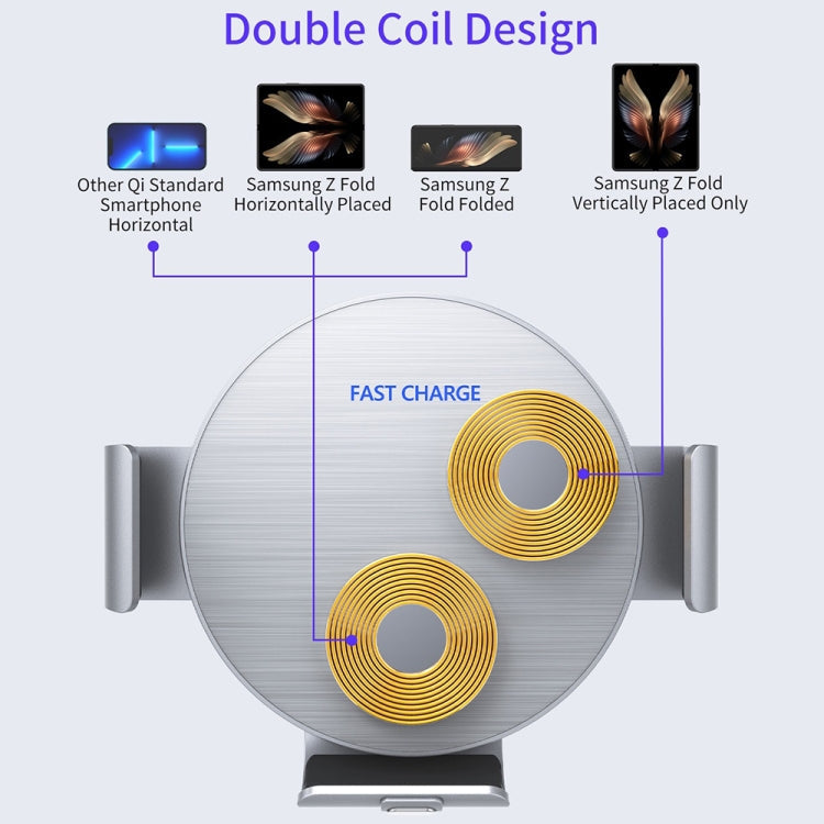 Dual Coil Car Phone Holder Wireless Charger ÎҵÄÉ̵ê