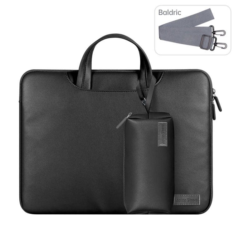 Waterproof PU Laptop Bag Inner Bag with Power Pack