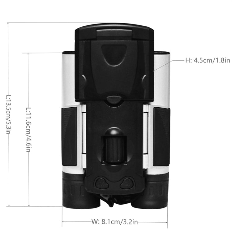 DT10 10x25 2 inch LCD Screen 2.5K Binocular Telescope Digital Camera Reluova