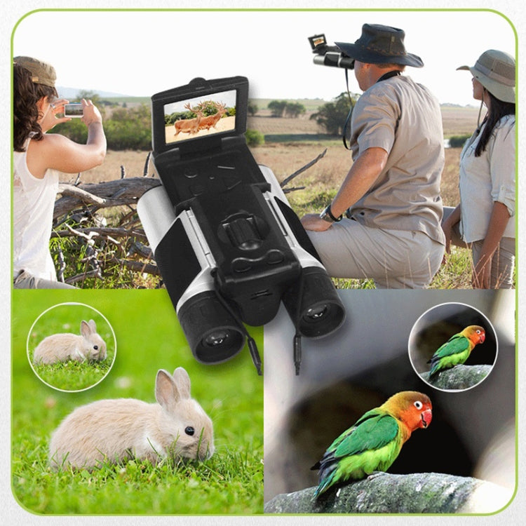 DT10 10x25 2 inch LCD Screen 2.5K Binocular Telescope Digital Camera Reluova