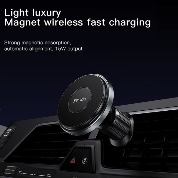 Yesido C190 15W Magsafe Magnetic Car Air Vent Wireless Charger