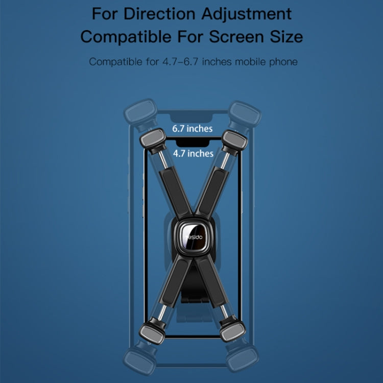 Yesido C191 4-axis Support Bicycle Handle Phone Holder Reluova