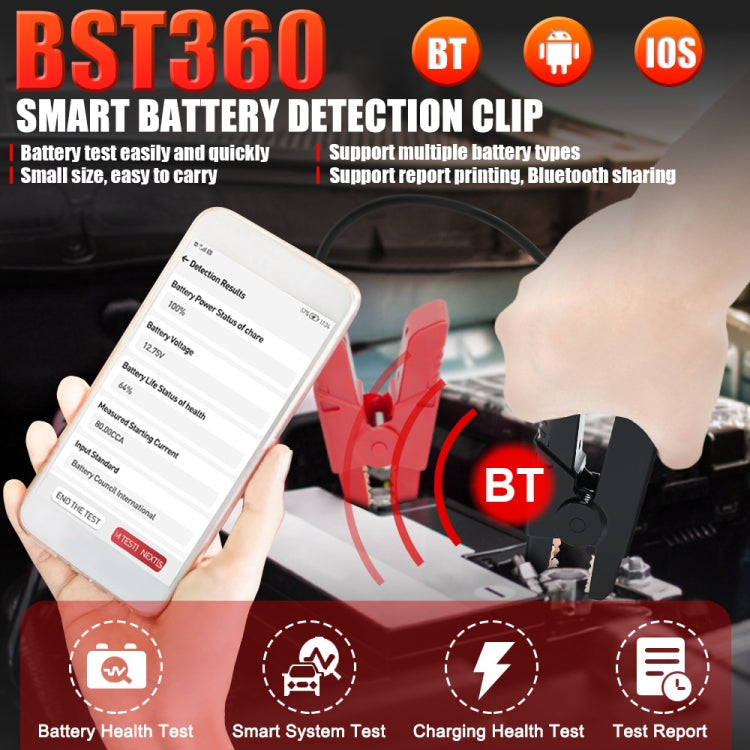 LAUNCH X431 BST360 12V Car Battery Test Clip Analyzer ÎҵÄÉ̵ê