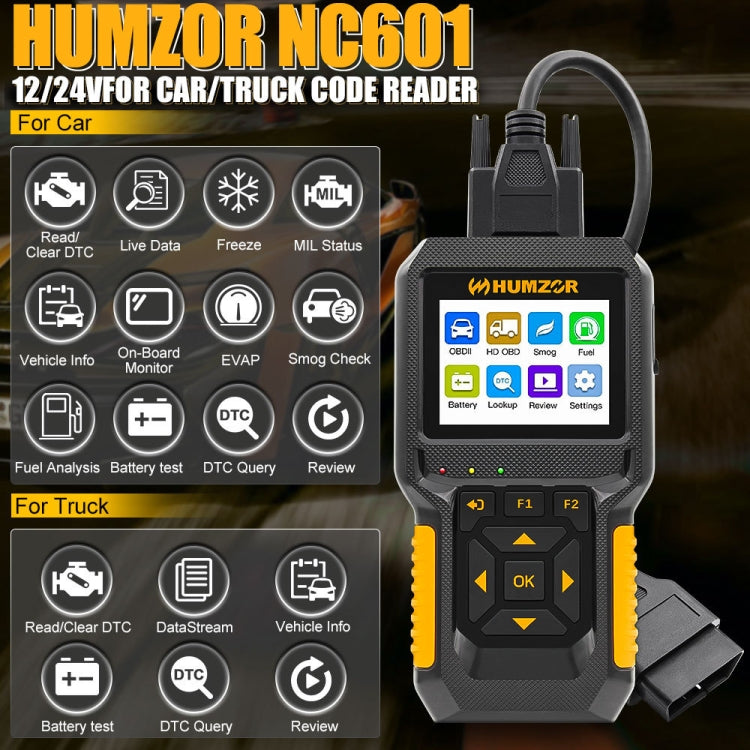 HUMZOR NC601 Car and Truck OBD2 Scan Tool Diagnostic Tool ÎҵÄÉ̵ê