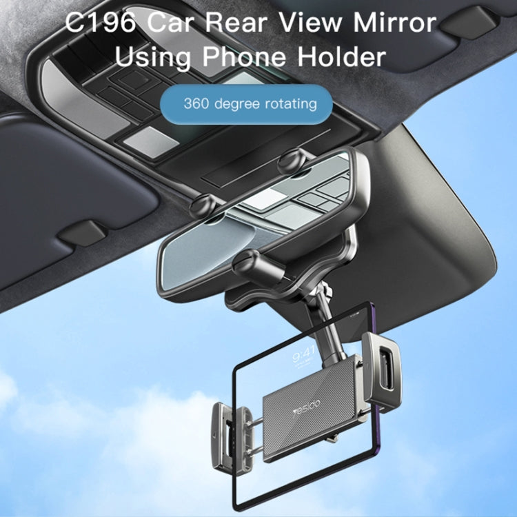 Yesido C196 Car Rearview Mirror Using Phone Holder ÎҵÄÉ̵ê