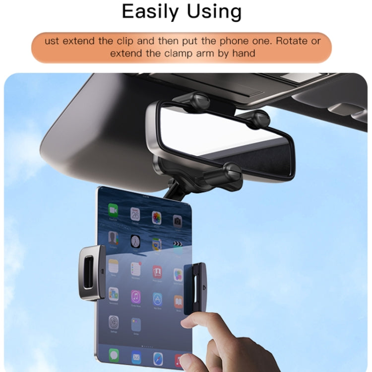 Yesido C196 Car Rearview Mirror Using Phone Holder