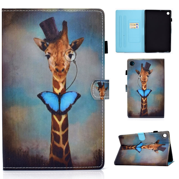 Colored Drawing Stitching Horizontal Flip Leather Case, with Holder & Card Slots & Sleep / Wake-up Function My Store