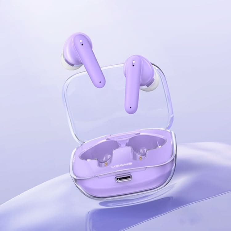 USAMS BE16 Ice Tray Series Transparent TWS In-Ear Wireless Bluetooth Earphone